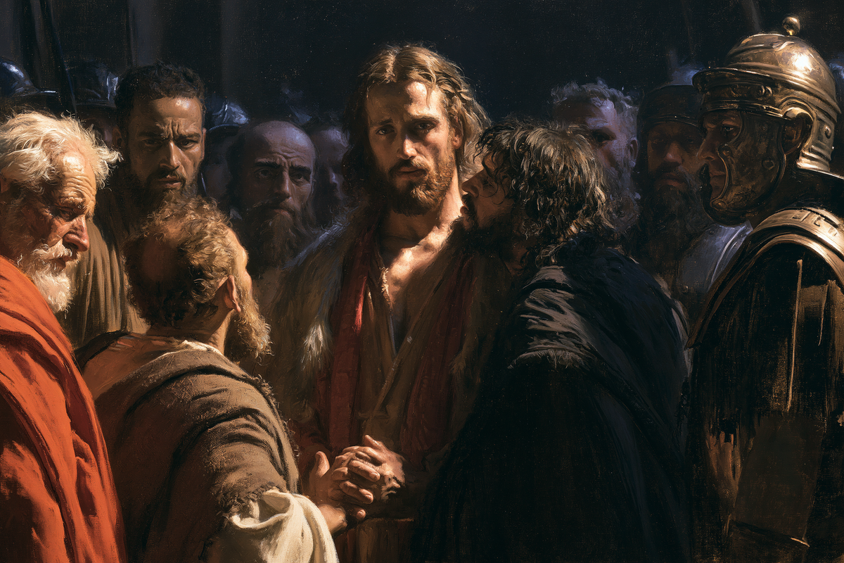 Der Verrat des Judas - Heilige Stille · Landschaft n° 4 - Christliche Kunst