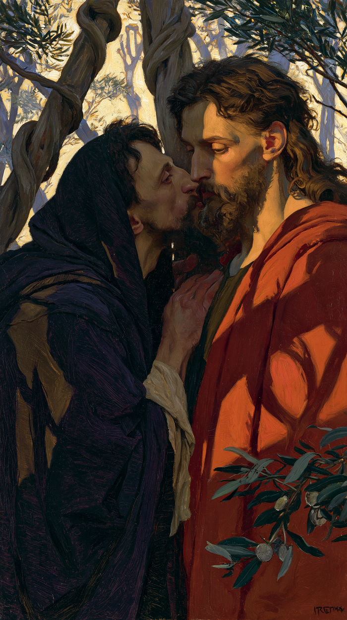 The Betrayal of Judas — Orange in the Garden of Blue Shadows