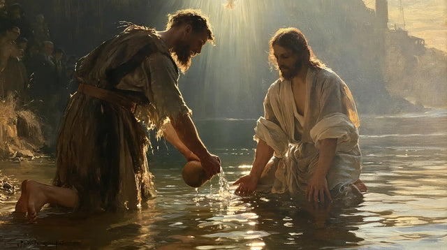 The Baptism of Jesus – Symbolist · Kneeling in the Jordan · Landscape no. 8
