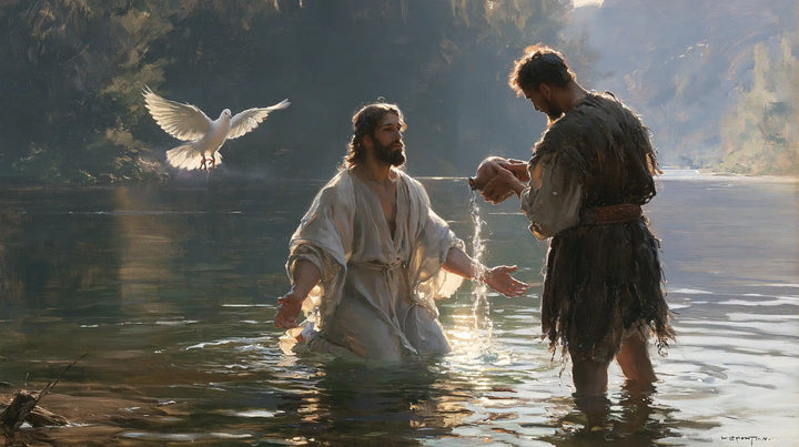 The Baptism of Jesus – Symbolist · Kneeling in the Jordan · Landscape no. 11