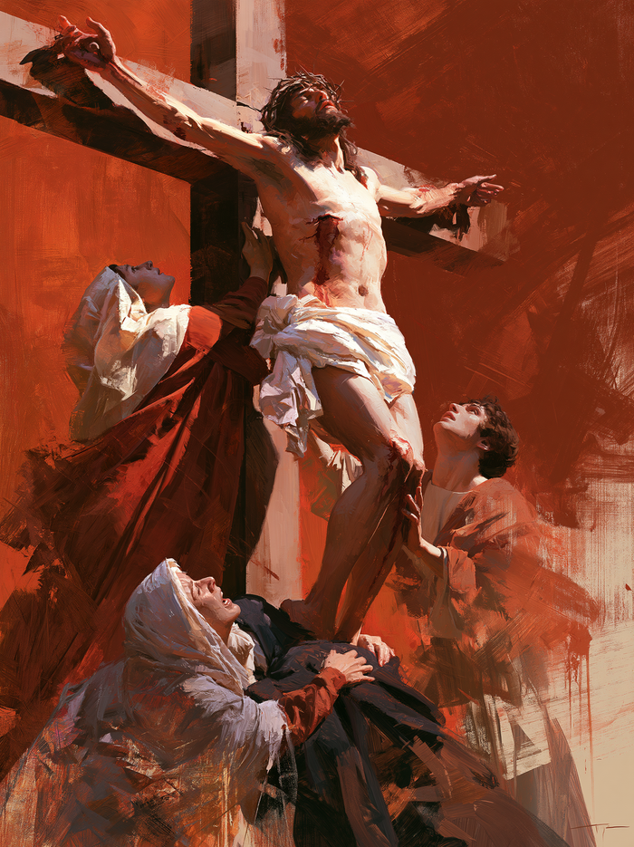 The Crucifixion - Explosion of movement · Portrait n° 16