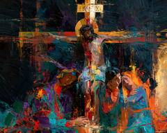 The Crucifixion — Turquoise at the Foot of Golden Wood