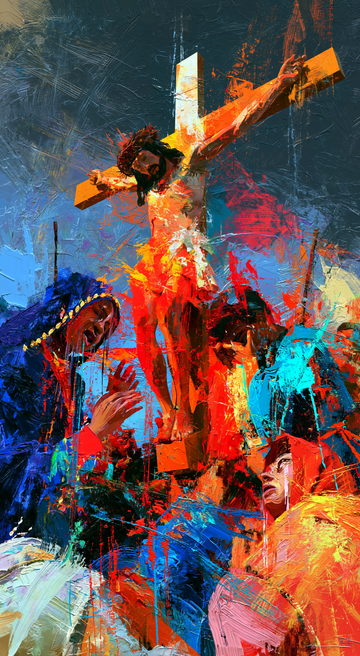 The Crucifixion - Expressionist · Portrait n° 5