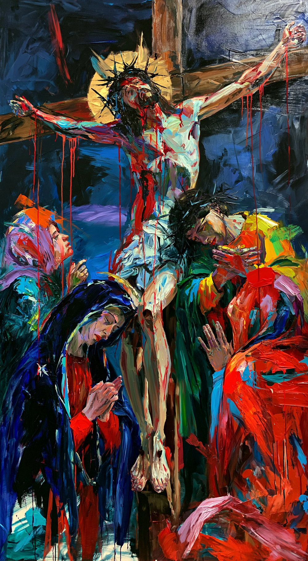 Die Kreuzigung - Expressionist · Porträt n° 8 - Christliche Kunst