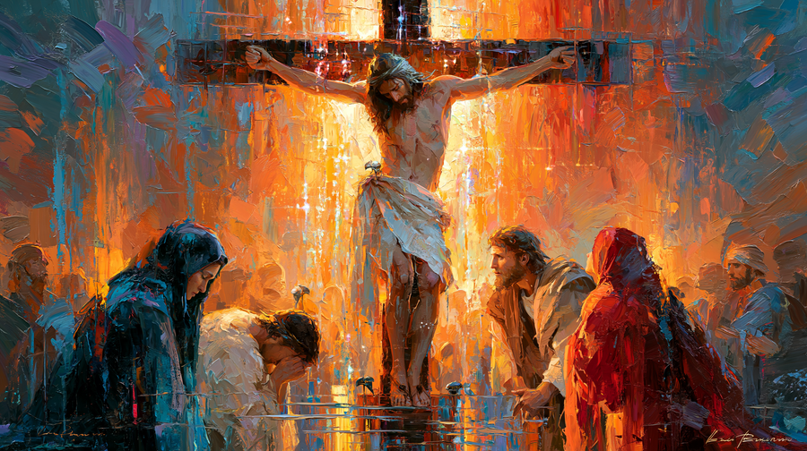 The Crucifixion - Impressionist · Landscape n° 14