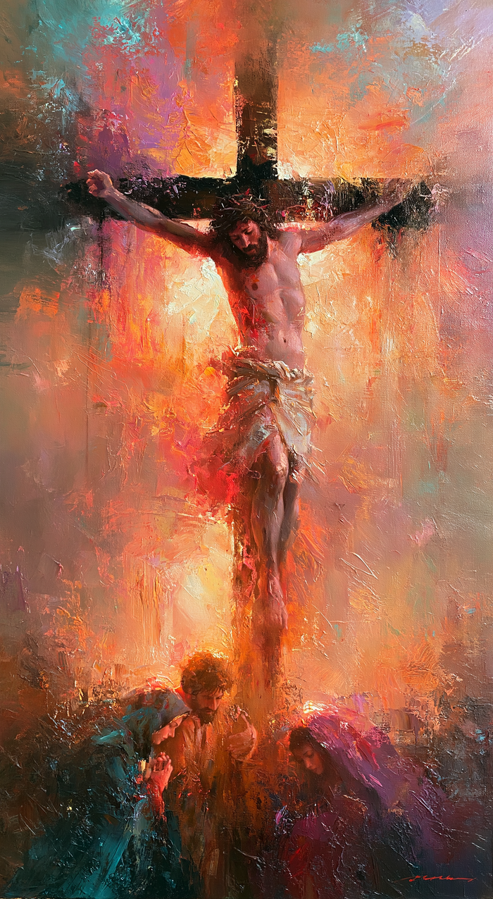 The Crucifixion — Silence in the Rose of Fire