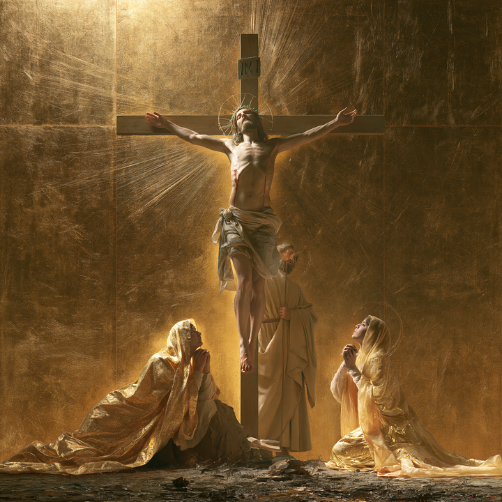 The Crucifixion — The Pale Ray upon Golden Robes