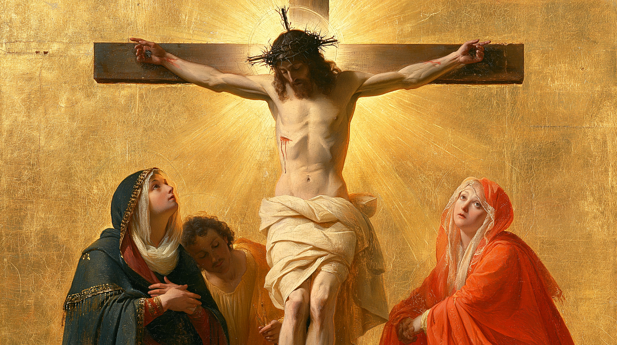 The Crucifixion - Sacred Golden · Landscape n° 4