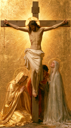 The Crucifixion — The Silver Veil beside the Golden Cloak