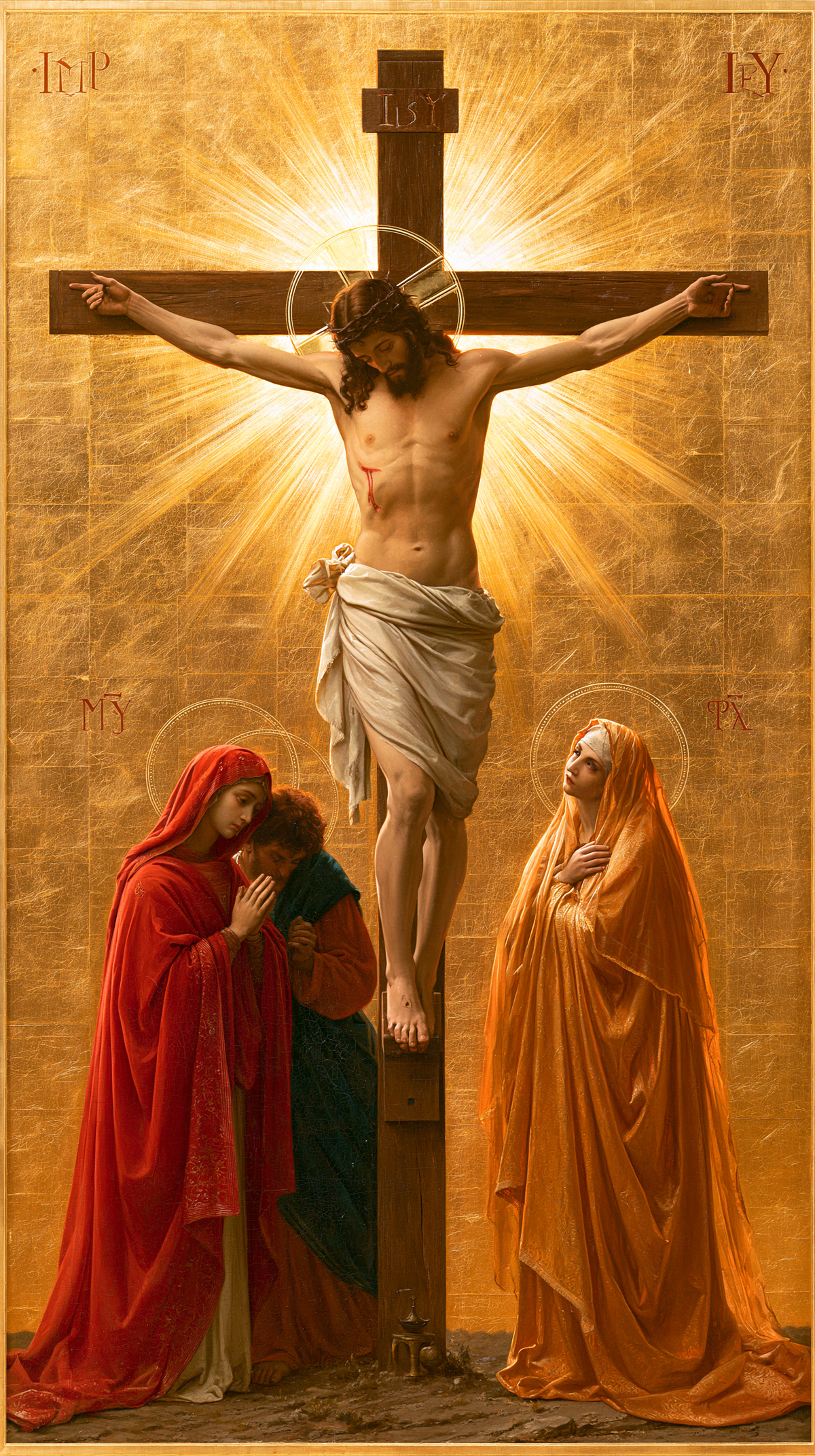 The Crucifixion — The Cross between Purple and Saffron