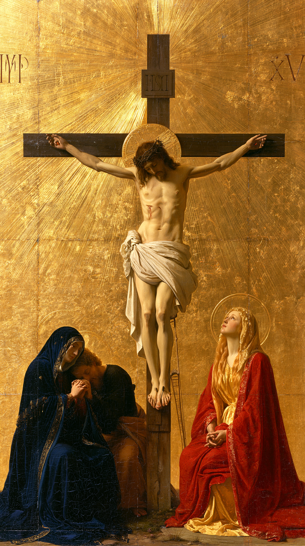 Die Kreuzigung - Heilig Golden · Porträt n° 3 - Christliche Kunst