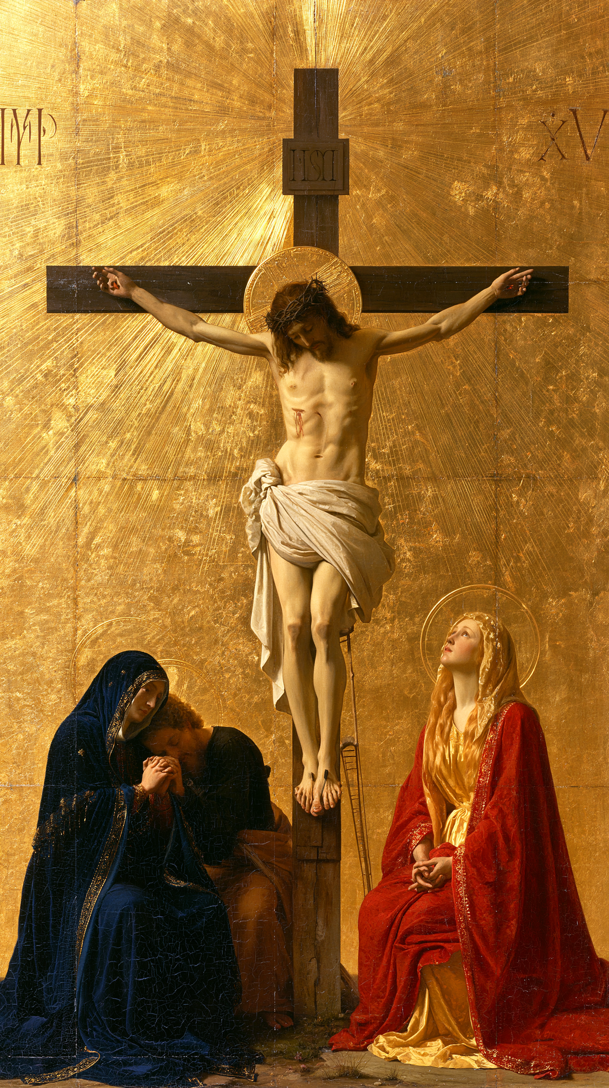 Die Kreuzigung - Heilig Golden · Porträt n° 3 - Christliche Kunst