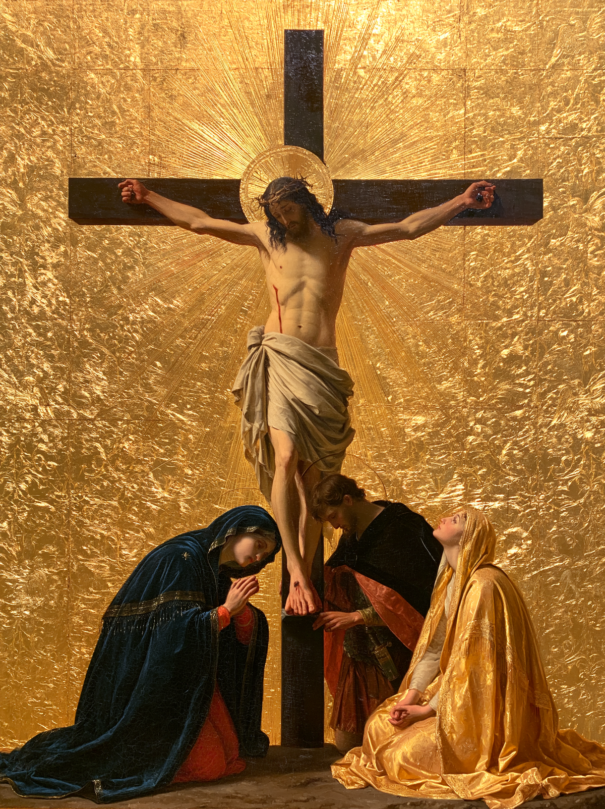 Die Kreuzigung - Heilig Golden · Porträt n° 6 - Christliche Kunst