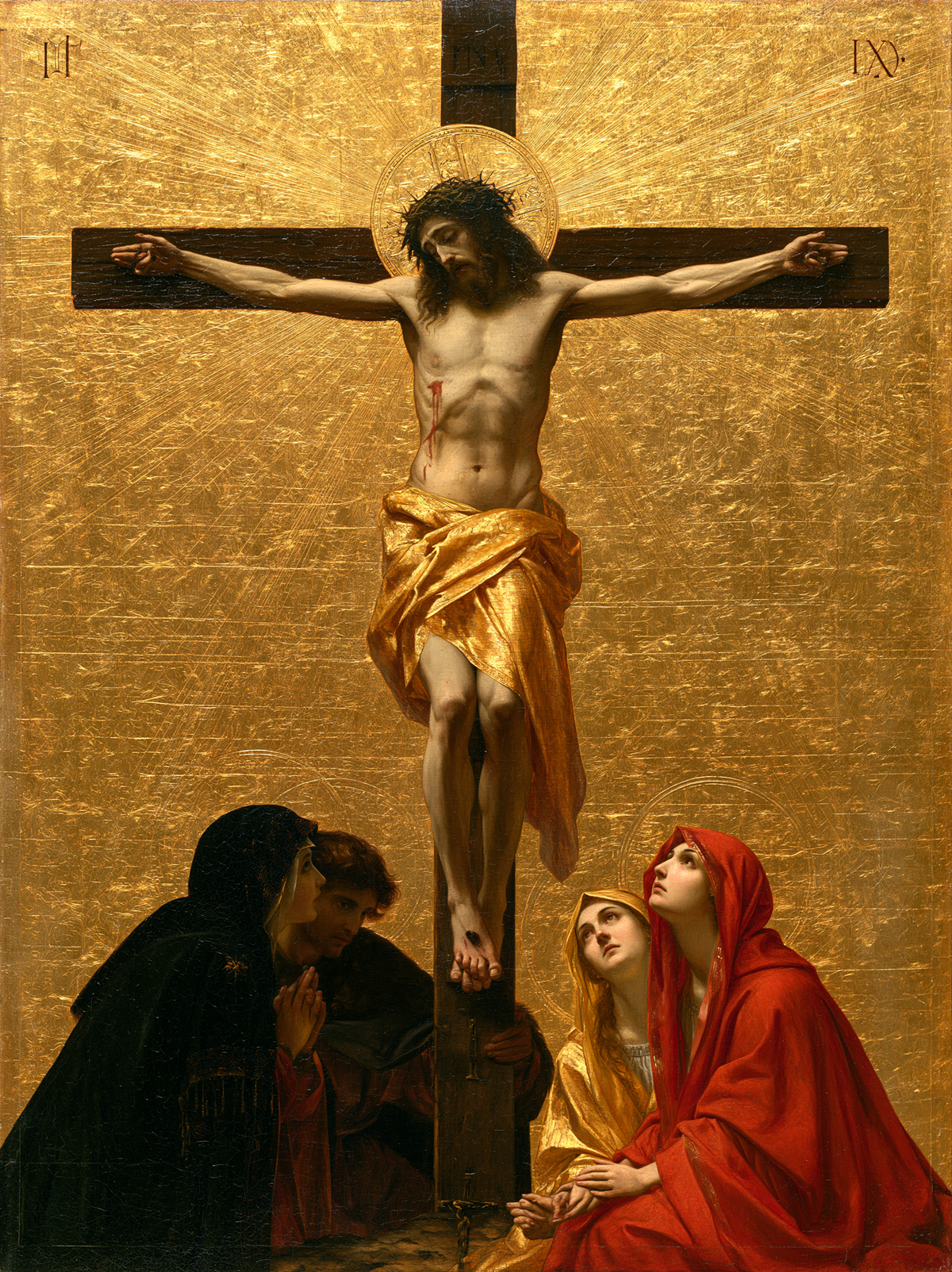 Die Kreuzigung - Heilig Golden · Porträt n° 7 - Christliche Kunst
