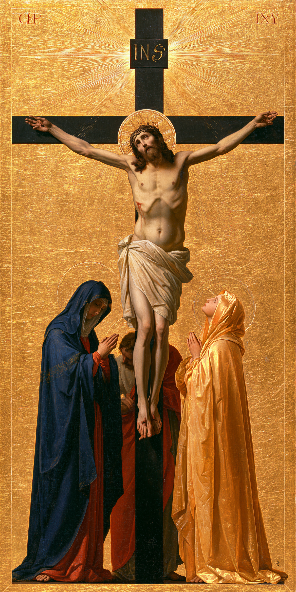 Die Kreuzigung - Heilig Golden · Porträt n° 12 - Christliche Kunst