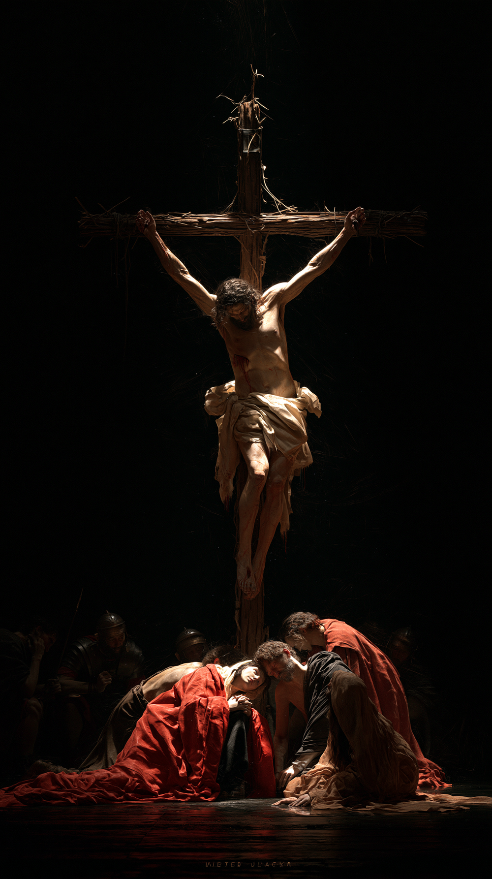 Die Kreuzigung - Heilige Stille · Porträt n° 9 - Christliche Kunst