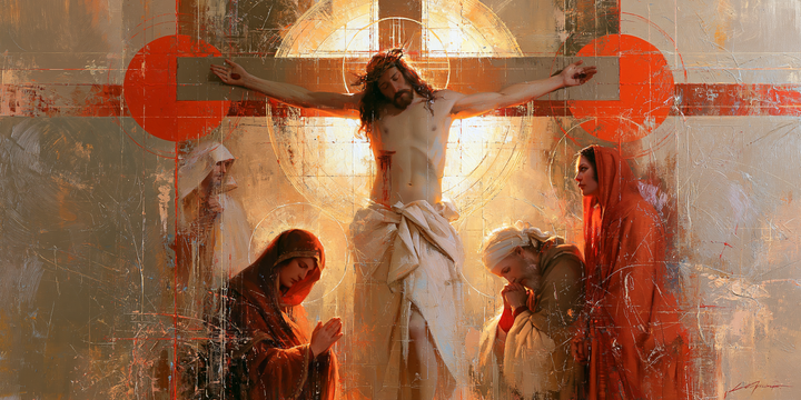 Die Kreuzigung - Eucharistischer Symbolismus · Landschaft n° 16