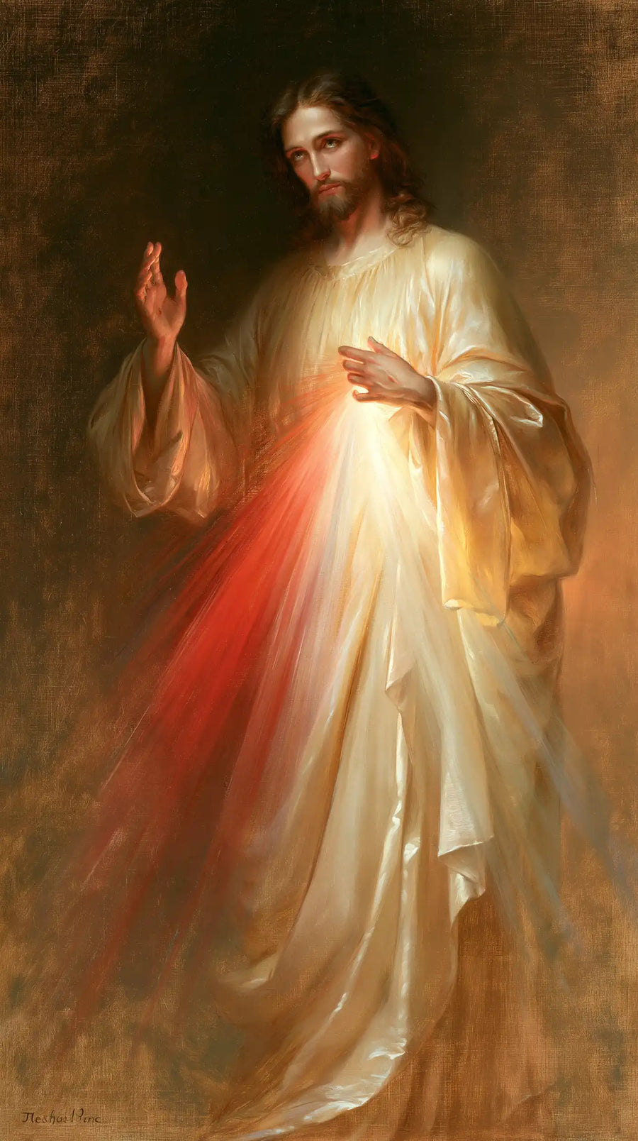 Divine Mercy Jesus - Compassion and Mercy · Portrait n° 5