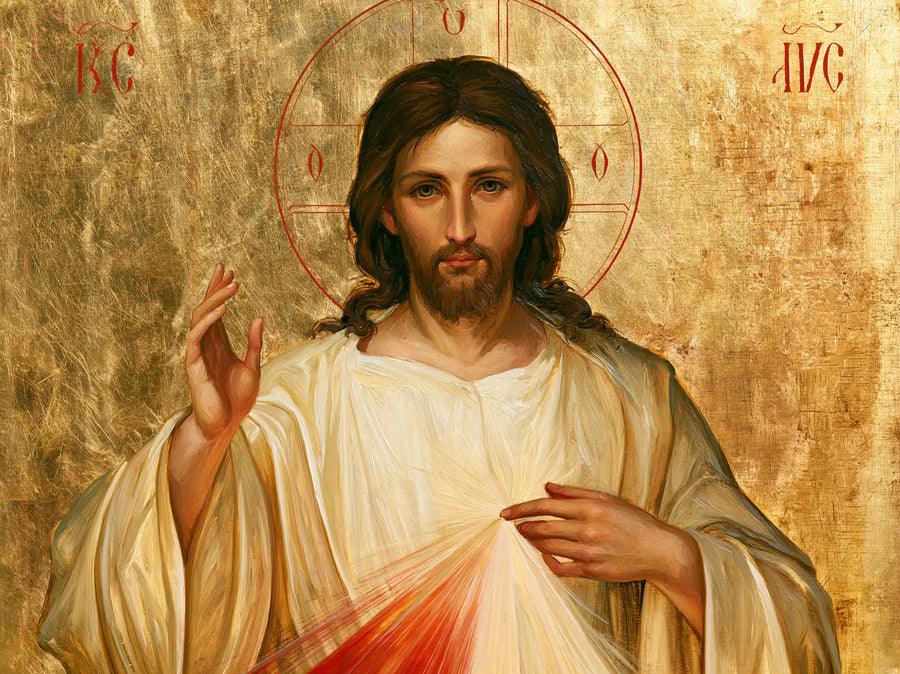Divine Mercy Jesus - Contemporary Byzantine · Landscape n° 4