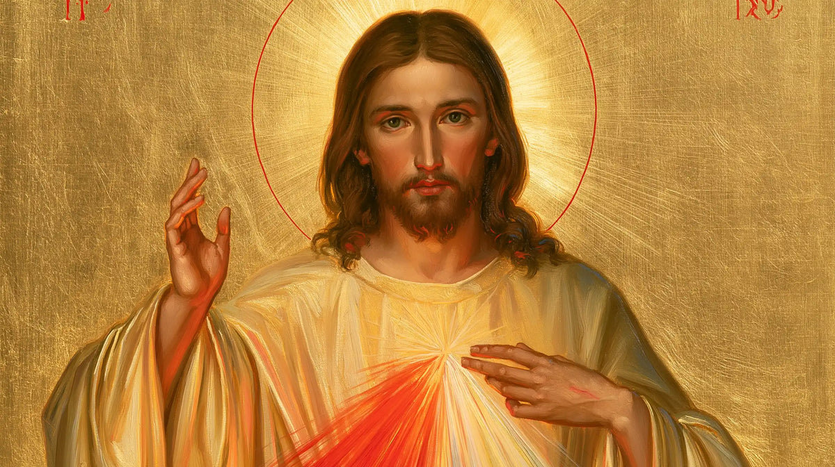 Divine Mercy Jesus - Contemporary Byzantine · Landscape n° 13