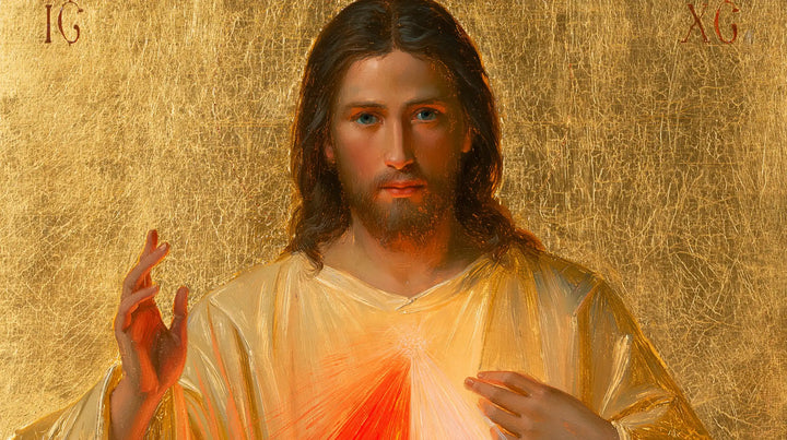 Divine Mercy Jesus - Contemporary Byzantine · Landscape n° 14