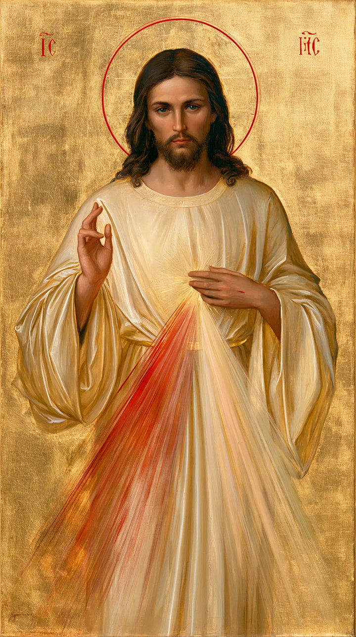 Divine Mercy Jesus - Contemporary Byzantine · Portrait n° 3
