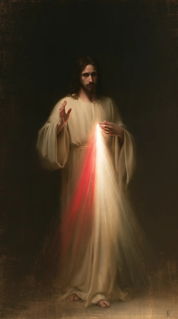 Divine Mercy Jesus - Contemporary Minimalism · Portrait n° 1