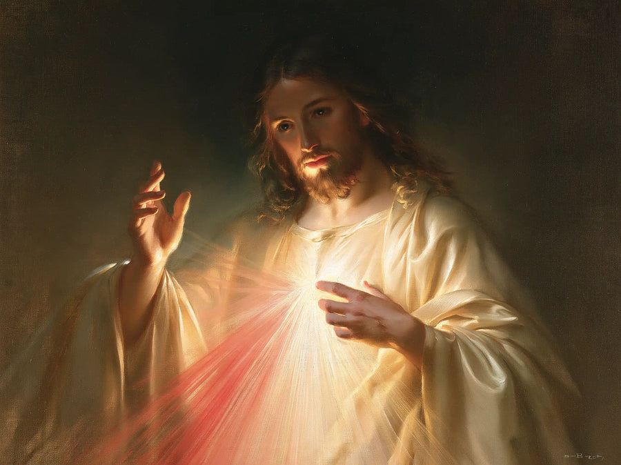Divine Mercy Jesus - Devotional Portrait · Landscape n° 2