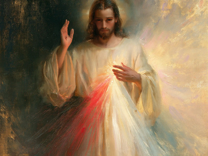 Divine Mercy Jesus - Impressionist · Landscape n° 2