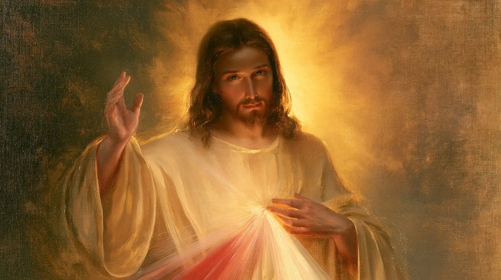Divine Mercy Jesus - Jesus Blessing · Landscape n° 6