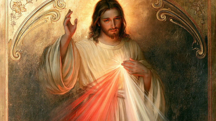 Divine Mercy Jesus - Sacred Art Nouveau · Landscape n° 12