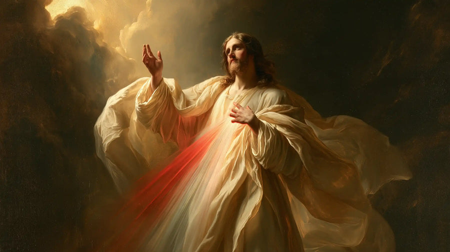 Divine Mercy Jesus - Theatrical Baroque · Landscape n° 3