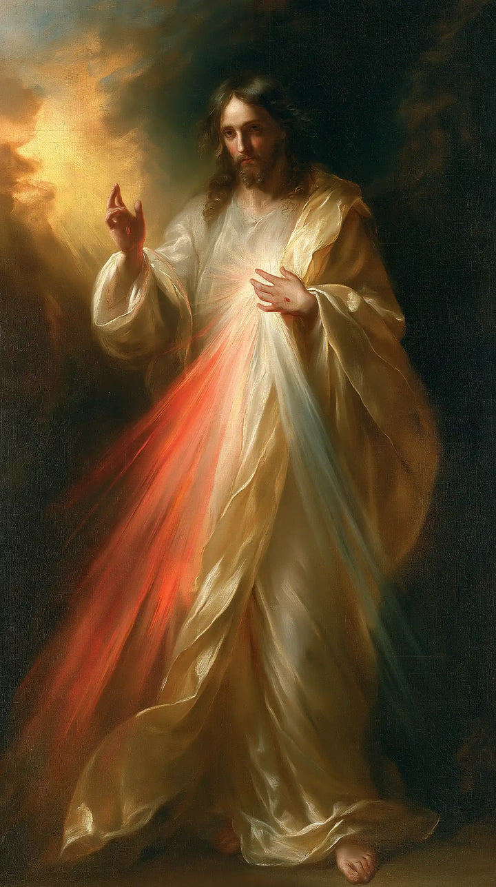 Divine Mercy Jesus - Theatrical Baroque · Portrait n° 3