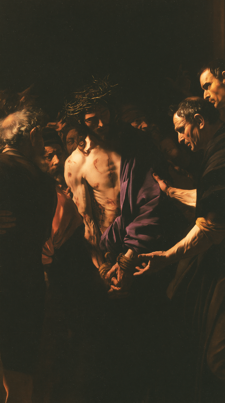 Ecce Homo - Caravaggio - tenebrism · Portrait n° 9