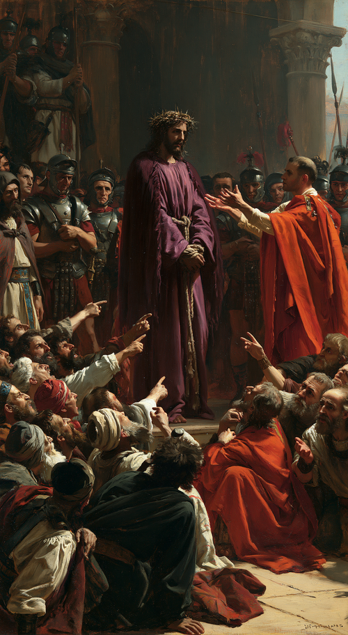 Ecce Homo - Explosion der Bewegung · Porträt n° 7 - Christliche Kunst