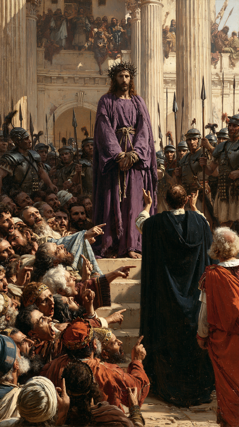 Ecce Homo - Explosion der Bewegung · Porträt n° 8 - Christliche Kunst