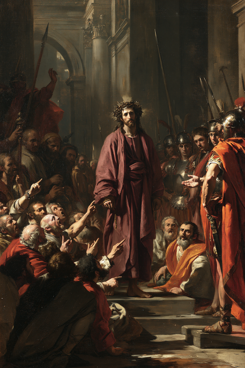 Ecce Homo - Explosion der Bewegung · Porträt n° 14 - Christliche Kunst