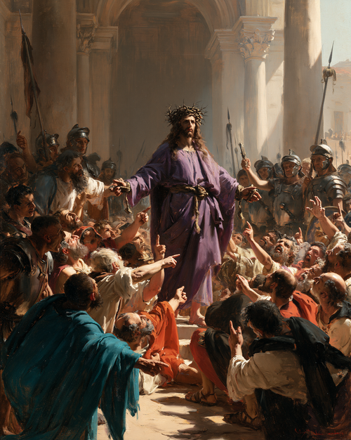 Ecce Homo - Explosion der Bewegung · Porträt n° 22 - Christliche Kunst