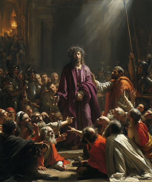 Ecce Homo - Explosion der Bewegung · Porträt n° 25 - Christliche Kunst