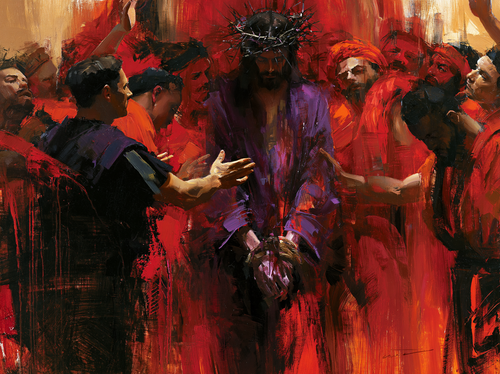 Ecce Homo - Expressionist · Landschaft n° 9 - Christliche Kunst