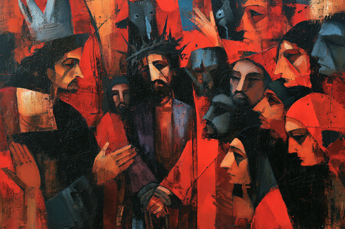 Ecce Homo - Expressionist · Landschaft n° 12 - Christliche Kunst