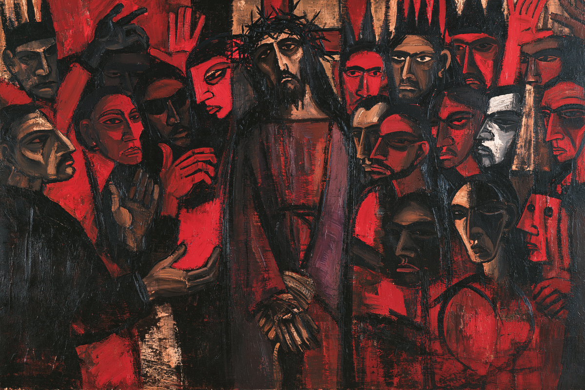 Ecce Homo — Wrists in the Mosaic of Faces