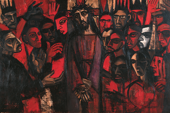 Ecce Homo — Wrists in the Mosaic of Faces
