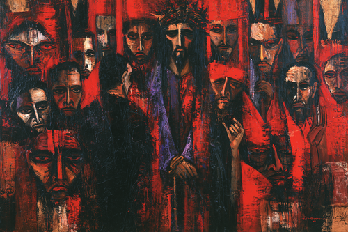 Ecce Homo - Expressionist · Landschaft n° 15 - Christliche Kunst