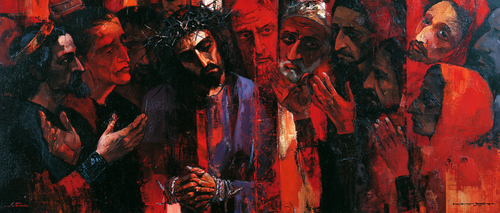 Ecce Homo - Expressionist · Landschaft n° 25 - Christliche Kunst