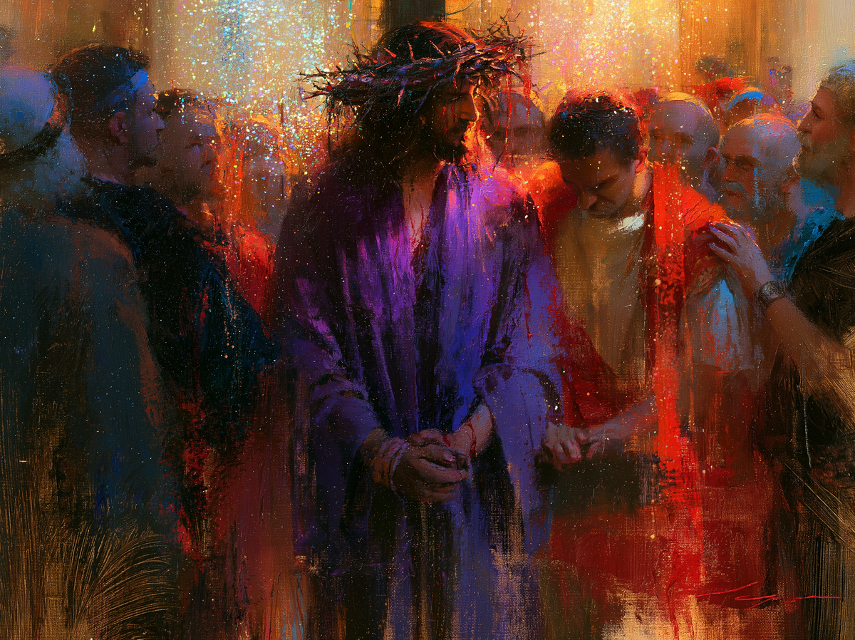 Ecce Homo — The Violet Profile in Streaming Light