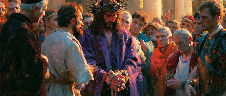 Ecce Homo — Purple Between Tunics of Light