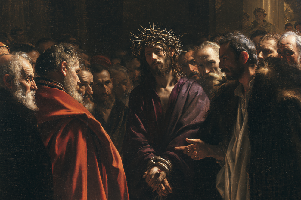 Ecce Homo - Schwarz und Gold · Landschaft n° 14 - Christliche Kunst