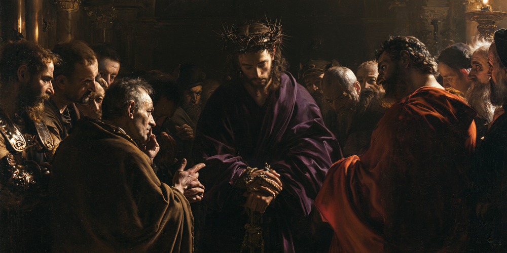 Ecce Homo - Schwarz und Gold · Landschaft n° 24 - Christliche Kunst