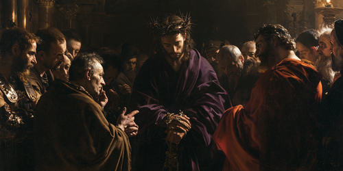 Ecce Homo - Schwarz und Gold · Landschaft n° 24 - Christliche Kunst